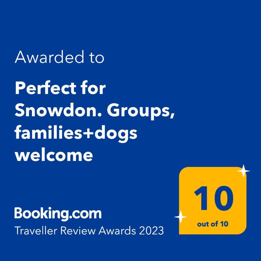 Perfect For Snowdon. Groups, Families+Dogs Welcome Llanberis Exterior photo
